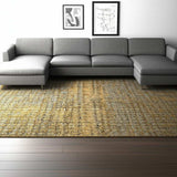 5' X 7' Green Geometric Power Loom Area Rug - Homeroots - Flyclothing LLC