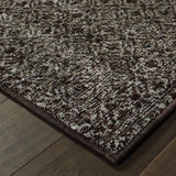 10' X 13' Gray Geometric Power Loom Area Rug - Homeroots - Flyclothing LLC