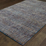 2' X 3' Blue and Ivory Power Loom Area Rug - Homeroots - Flyclothing LLC