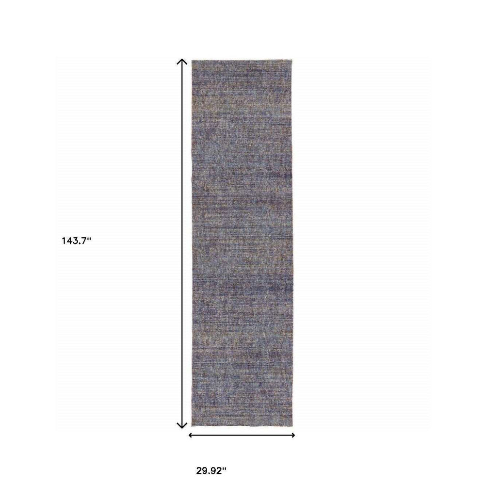 12' Runner Gold Rust Brown and Ivory Power Loom Runner Rug - Homeroots - Flyclothing LLC