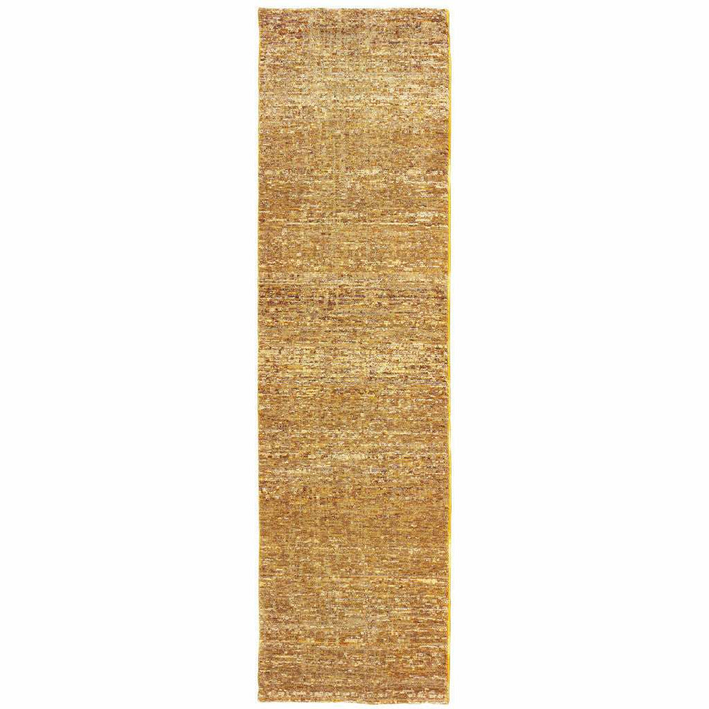 8' Runner Brown Power Loom Runner Rug - Homeroots - Flyclothing LLC