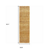 8' Runner Brown Power Loom Runner Rug - Homeroots - Flyclothing LLC