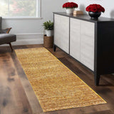 8' Runner Brown Power Loom Runner Rug - Homeroots - Flyclothing LLC