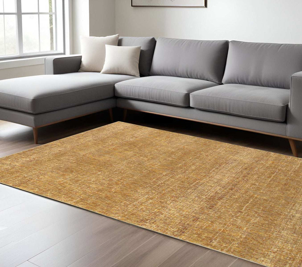 8' X 11' Brown Power Loom Area Rug - Homeroots - Flyclothing LLC