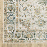 7' X 10' Ivory Oriental Printed Non Skid Area Rug - Homeroots - Flyclothing LLC