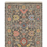 2' X 10' Gray And Ivory Oriental Power Loom Runner Rug With Fringe - Homeroots - Flyclothing LLC