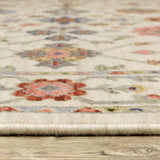 2' X 10' Orange And Ivory Oriental Power Loom Runner Rug With Fringe - Homeroots - Flyclothing LLC