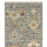 2' X 10' Gray And Ivory Oriental Power Loom Runner Rug With Fringe - Homeroots - Flyclothing LLC