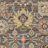 2' X 10' Gray And Ivory Oriental Power Loom Runner Rug With Fringe - Homeroots - Flyclothing LLC