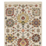 2' X 10' Gray And Ivory Oriental Power Loom Runner Rug With Fringe - Homeroots - Flyclothing LLC