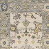2' X 10' Blue And Ivory Oriental Power Loom Runner Rug With Fringe - Homeroots - Flyclothing LLC