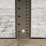 2' X 8' Ivory And Blue Abstract Printed Stain Resistant Non Skid Runner Rug - Homeroots - Flyclothing LLC