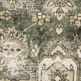 2' X 3' Ivory And Blue Oriental Printed Stain Resistant Non Skid Area Rug - Homeroots - Flyclothing LLC