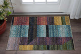 3' X 5' Purple and Red Geometric Power Loom Area Rug - Homeroots - Flyclothing LLC