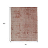 5' X 8' Pink Shag Tufted Handmade Area Rug - Homeroots - Flyclothing LLC