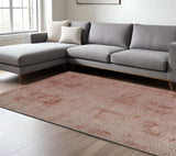 8' X 10' Pink Shag Tufted Handmade Area Rug - Homeroots - Flyclothing LLC