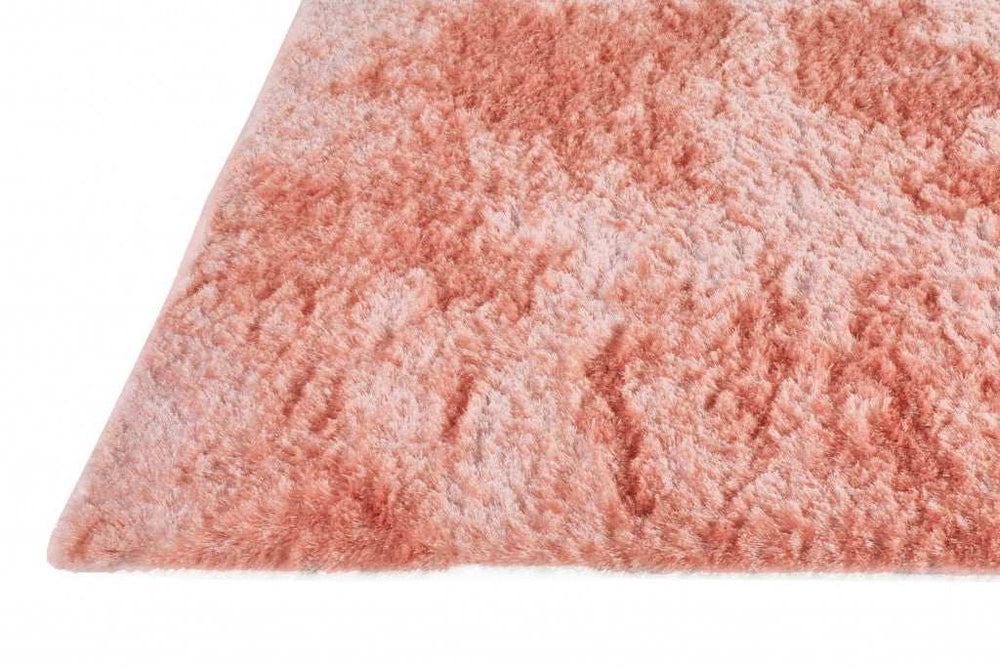 6' Pink Shag Tufted Handmade Runner Rug - Homeroots - Flyclothing LLC