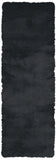 6' Runner Black Shag Hand Tufted Runner Rug - Homeroots - Flyclothing LLC