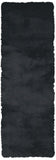 6' Runner Black Shag Hand Tufted Runner Rug - Homeroots - Flyclothing LLC