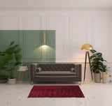 4' X 6' Red And Purple Shag Tufted Handmade Area Rug - Homeroots - Flyclothing LLC