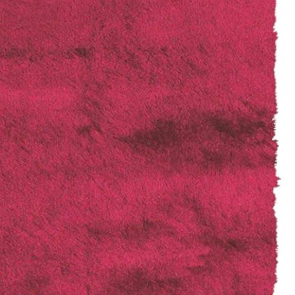 6' Merlot Shag Hand Tufted Runner Rug - Homeroots - Flyclothing LLC