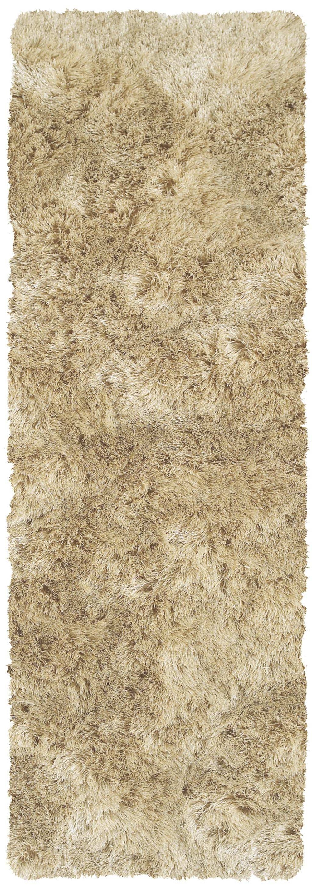 6' Taupe Shag Hand Tufted Runner Rug - Homeroots - Flyclothing LLC