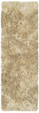 6' Taupe Shag Hand Tufted Runner Rug - Homeroots - Flyclothing LLC