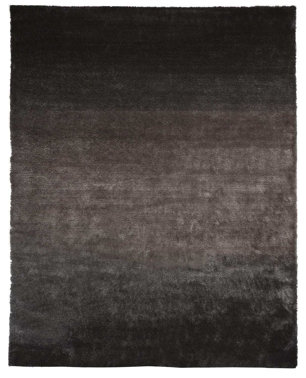 2' X 3' Gray And Black Shag Tufted Handmade Area Rug - Homeroots - Flyclothing LLC