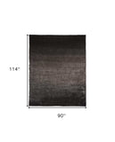 8' X 10' Gray And Black Shag Tufted Handmade Area Rug - Homeroots - Flyclothing LLC