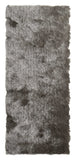 6' Charcoal Shag Hand Tufted Runner Rug - Homeroots - Flyclothing LLC