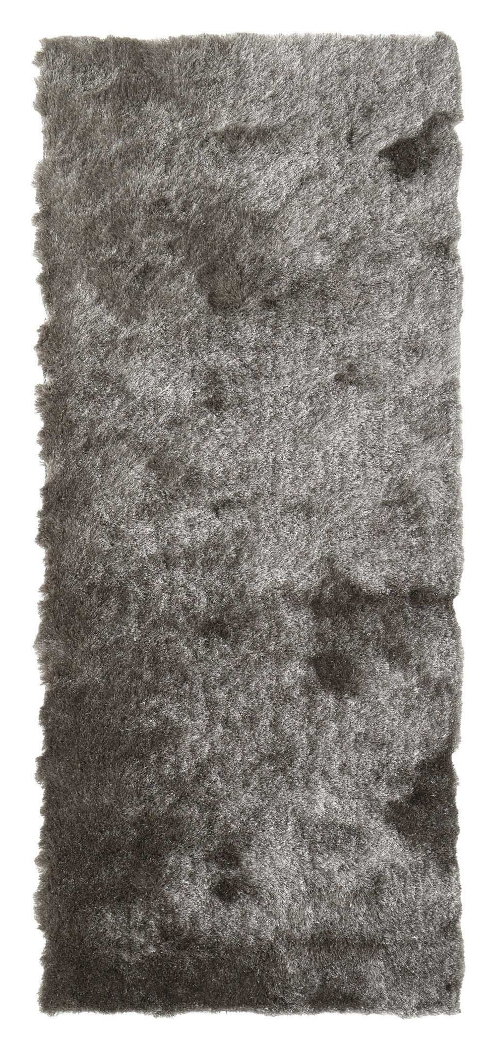6' Charcoal Shag Hand Tufted Runner Rug - Homeroots - Flyclothing LLC