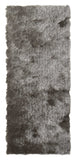 6' Charcoal Shag Hand Tufted Runner Rug - Homeroots - Flyclothing LLC