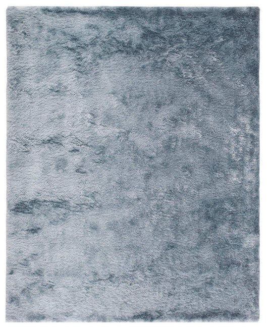4' X 6' Blue And Silver Shag Tufted Handmade Area Rug - Homeroots - Flyclothing LLC