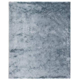 5' X 8' Blue And Silver Shag Tufted Handmade Area Rug - Homeroots - Flyclothing LLC