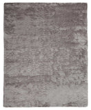 8' X 10' Gray And Silver Shag Tufted Handmade Area Rug - Homeroots - Flyclothing LLC
