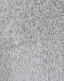10' Gray And Silver Round Shag Tufted Handmade Area Rug - Homeroots - Flyclothing LLC