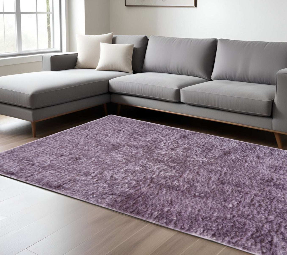 8' X 10' Purple Shag Tufted Handmade Area Rug - Homeroots - Flyclothing LLC
