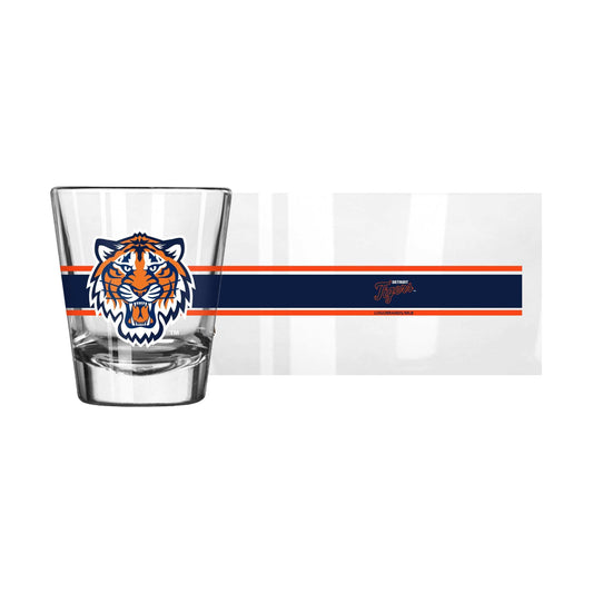 Detroit Tigers 2oz Stripe Shot Glass - Logo Brands - Flyclothing LLC