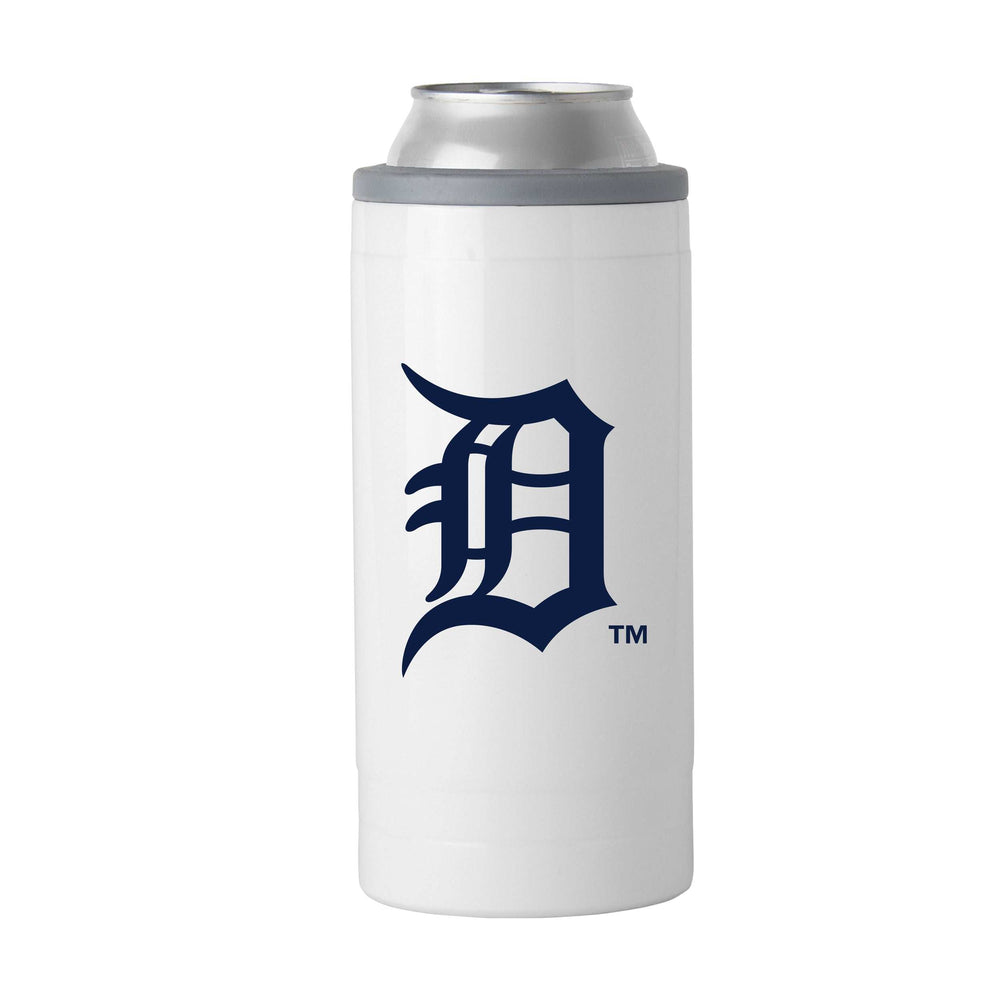 Detroit Tigers Letterman 12 oz Slim Can Coolie - Logo Brands - Flyclothing LLC