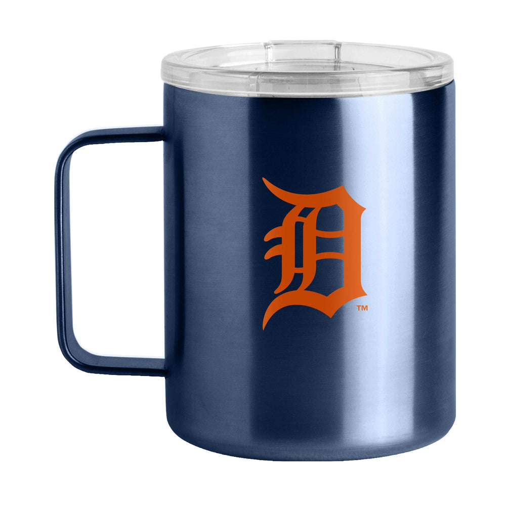 Detroit Tigers Navy 15oz Stainless Mug - Logo Brands - Flyclothing LLC