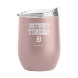 Detroit Tigers 16oz Stencil Powder Coat Curved Beverage - Logo Brands - Flyclothing LLC