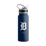 Detroit Tigers Logo 25oz Stainless Single Wall Flip Top Bottle - Logo Brands - Flyclothing LLC