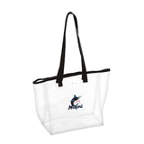 Miami Marlins Stadium Clear Tote - Logo Brands - Flyclothing LLC