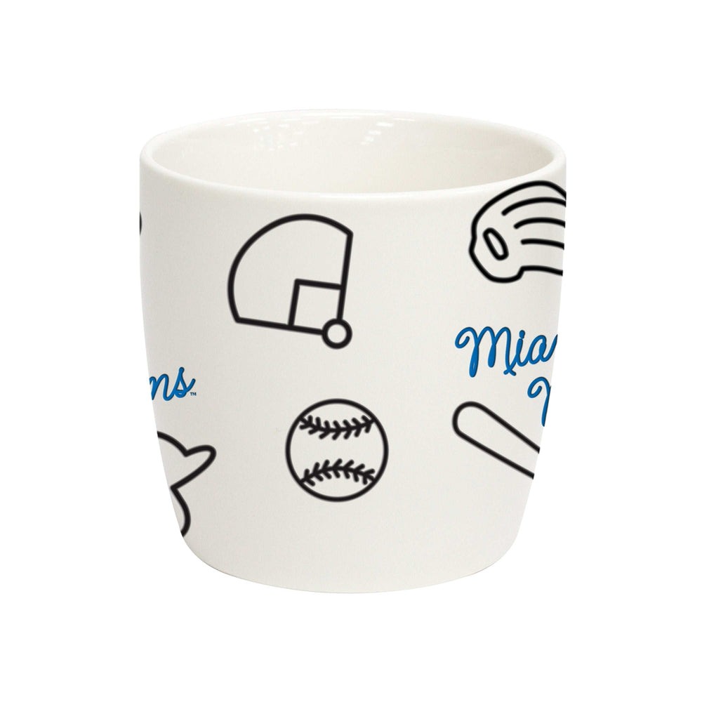 Miami Marlins 18oz Playmaker Mug - Logo Brands - Flyclothing LLC