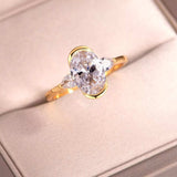2.5 Carat Moissanite 925 Sterling Silver Ring - Trendsi - Flyclothing LLC