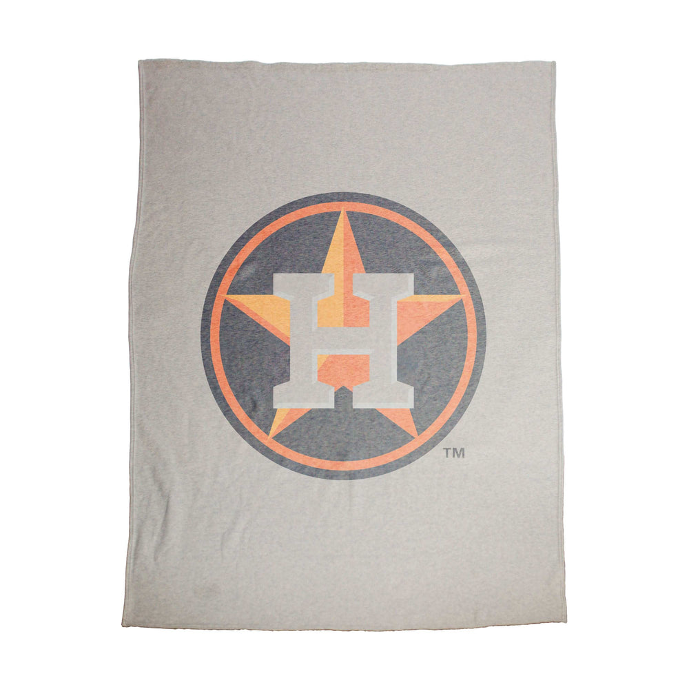 Houston Astros Oversized Logo Sublimated Sweatshirt Blanket - Logo Brands - Flyclothing LLC