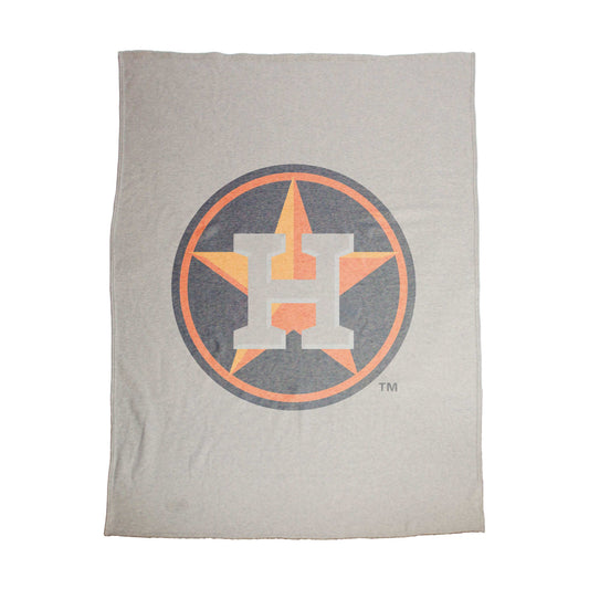 Houston Astros Oversized Logo Sublimated Sweatshirt Blanket - Logo Brands - Flyclothing LLC