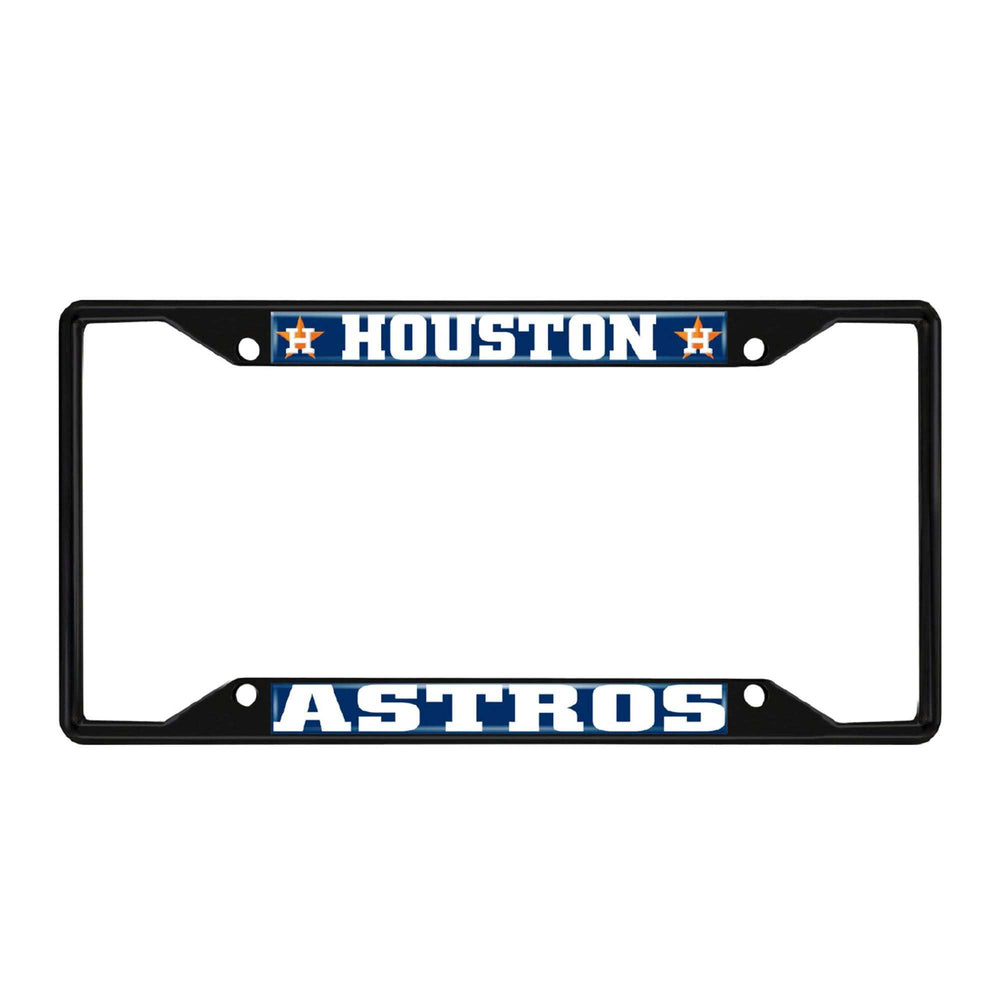 MLB - Houston Astros Black License Plate Frame - Logo Brands - Flyclothing LLC