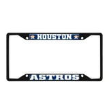 MLB - Houston Astros Black License Plate Frame - Logo Brands - Flyclothing LLC