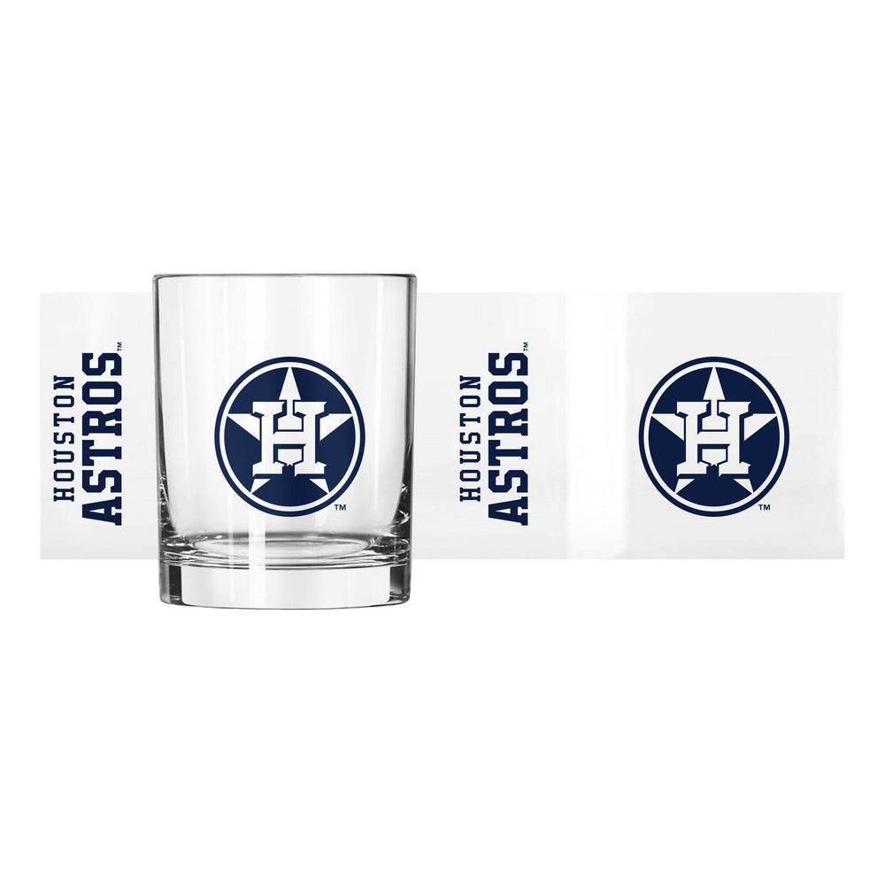 Houston Astros 14oz Gameday Rocks Glass - Logo Brands - Flyclothing LLC